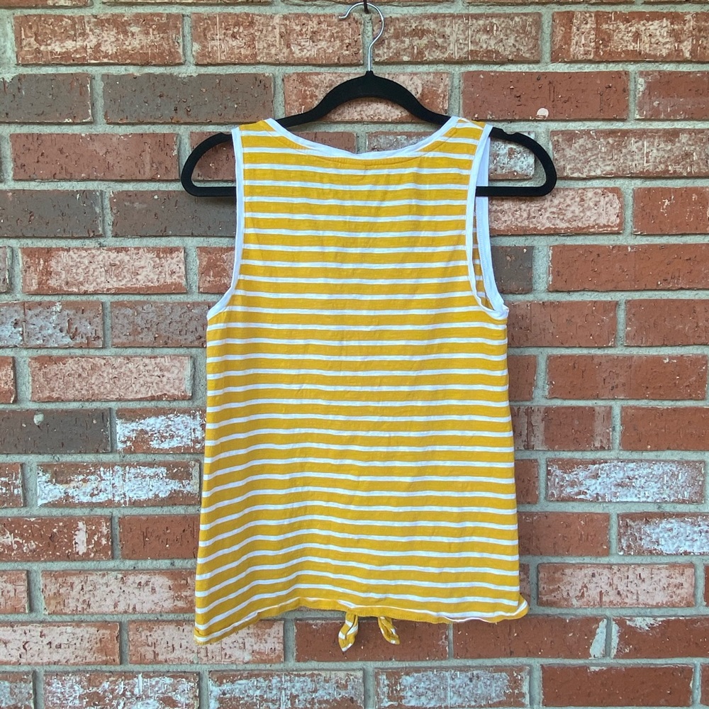 Yellow Striped Tank Top - Picture 2 of 2